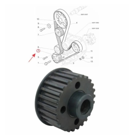 ENGRENAGEM BOMBA OELO DUCATO 2.3
